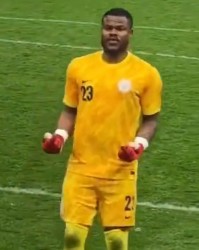 kaiyun-比赛中毛巾多次被摩洛哥球童偷拿走，尼日利亚国门愤而竖中指